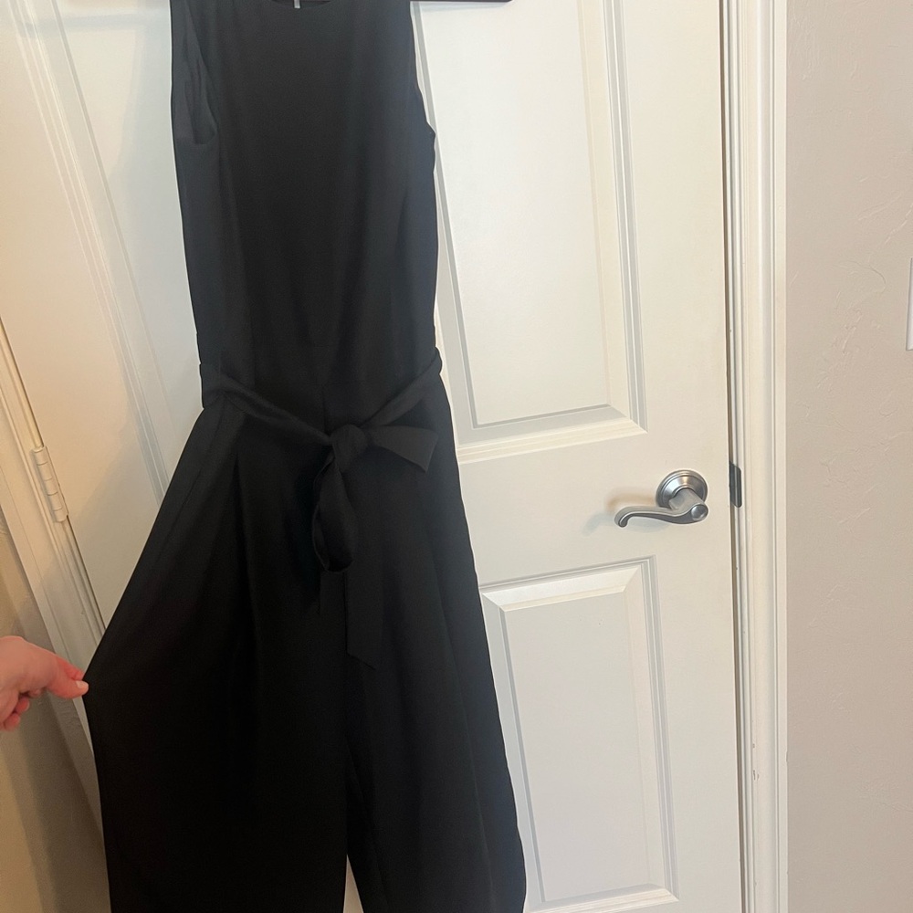Banana Republic Black Jumpsuit with Belted Waist